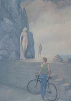 Painting by George Gabin, "The Farm at Casole"oasle